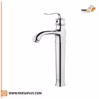 شیر روشویی پایه بلند دوان مدل کاجان کروم
