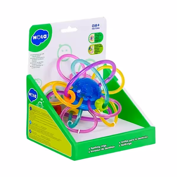 جغجغه و دندانگیر چرخشی هولا تویز