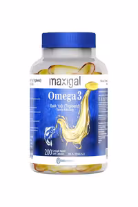 سافت ژل امگا3 2000میلی گرم Maxigal - بسته 200 عددی