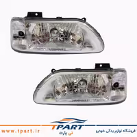 چراغ جلو پراید 131 بدون موتور مدرن