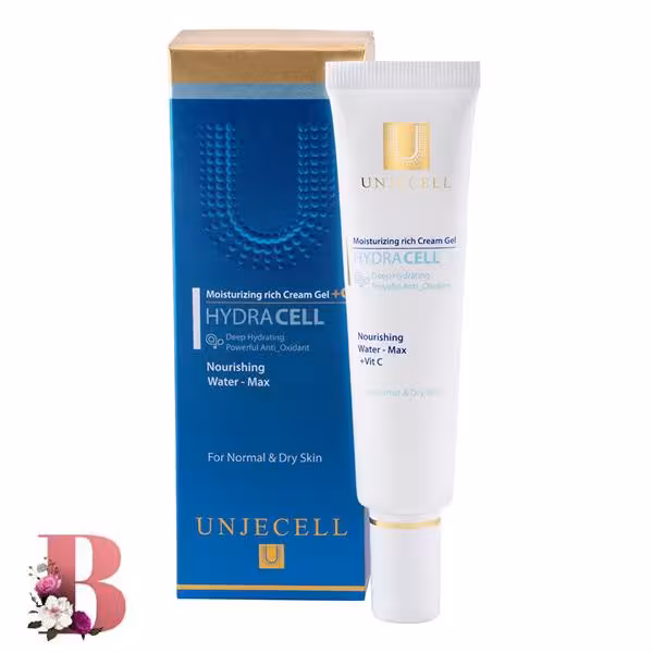 آنژسل کرم ژل آبرسان ریچ حاوی ویتامین C حجم 40 میلی لیتر | Unjecell Moisturizing Rich Cream Gel C 40ml