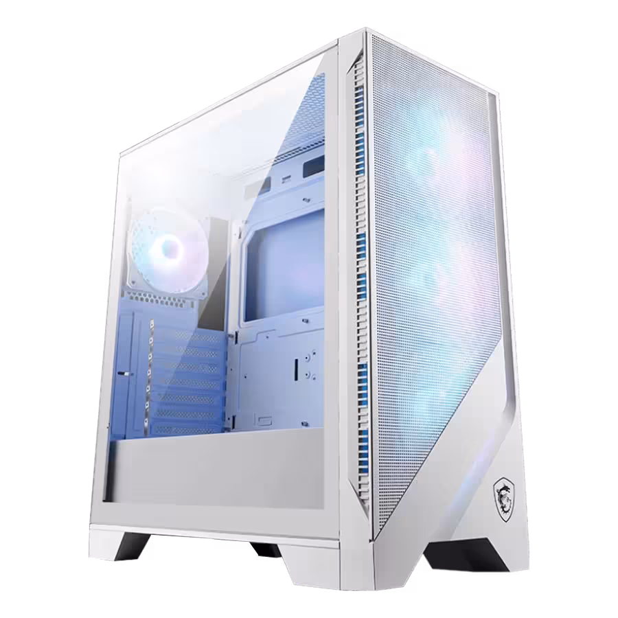 قیمت   مشخصات کیس گیمینگ سفید MSI MAG FORGE 320R AIRFLOW | تکاف