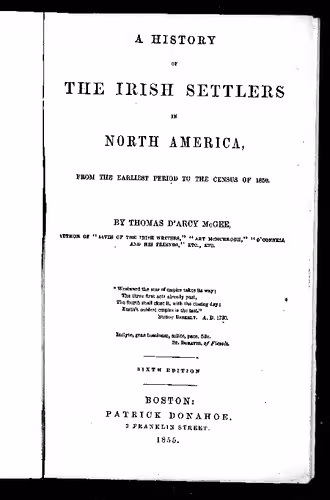 خرید و دانلود نسخه کامل کتاب A History of the Irish Settlers in North America, from the earliest period to the census of 1850