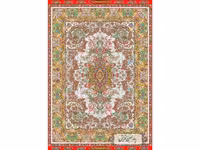 نخ و نقشه قالیچه طرح نفیس نوین فر- کد NZ2801