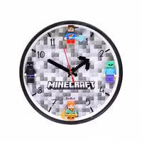 ساعت رومیزی دیواری لگودار ماینکرفت راویتا Minecraft LEGO - C