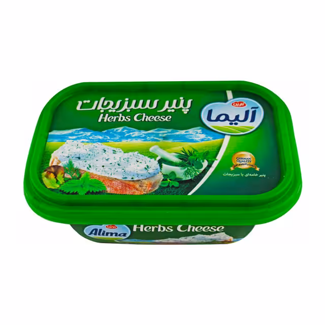 پنیر خامه ای سبزیجات آلیما 250 گرمی