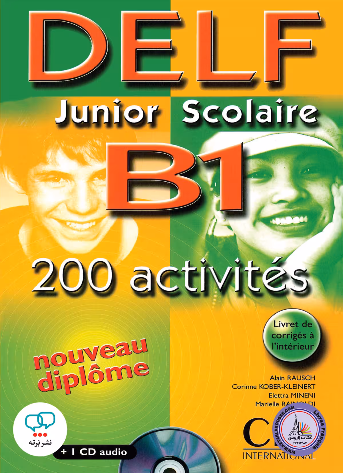 کتاب آزمون فرانسوی دلف Delf Junior Scolaire B1 200 Activites