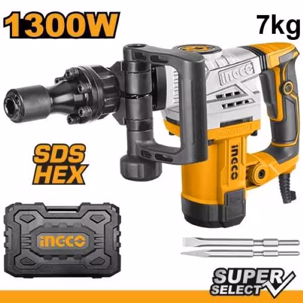 چکش تخریب 7 کیلویی 1300 وات اینکو PDB130018