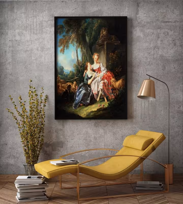 تابلو مخمل طرح عاشقانه کد P88