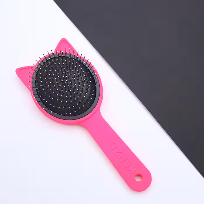 برس و شانه سر کنزو KENZO طرح میو سرخابی 32208