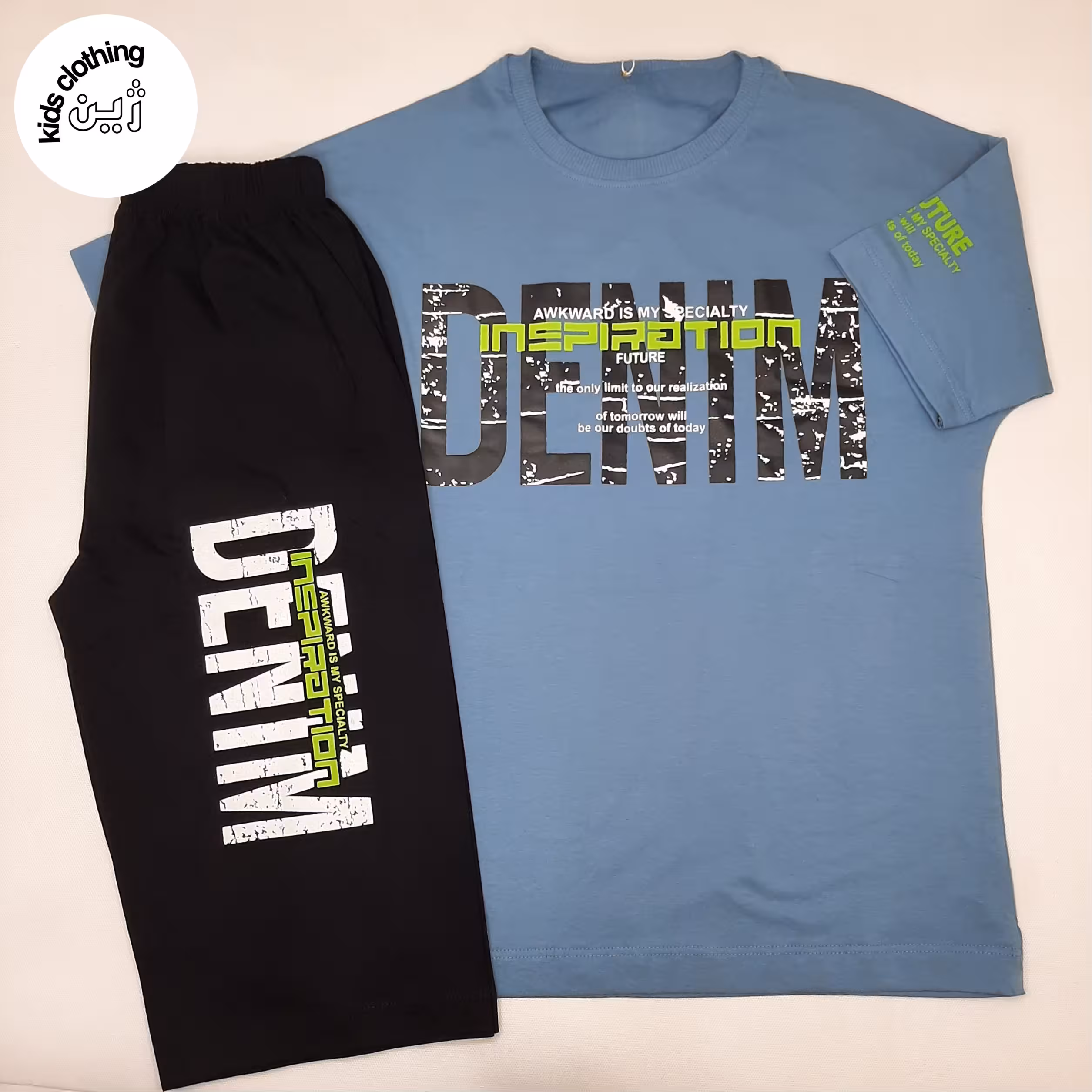 ست تیشرت شلوارک DENIM