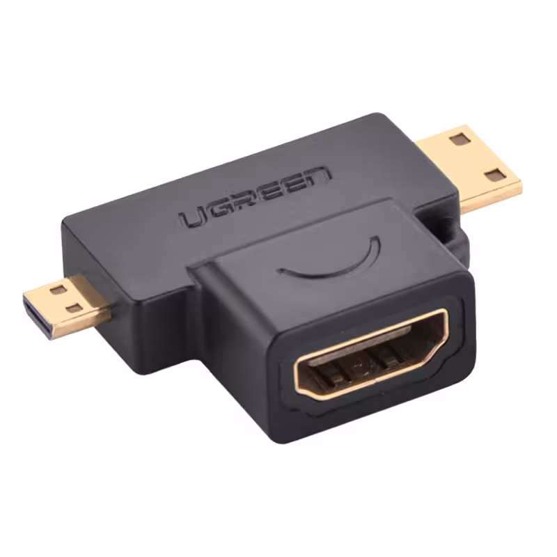 مبدل HDMI به mini HDMI و micro HDMI یوگرین مدل 20144