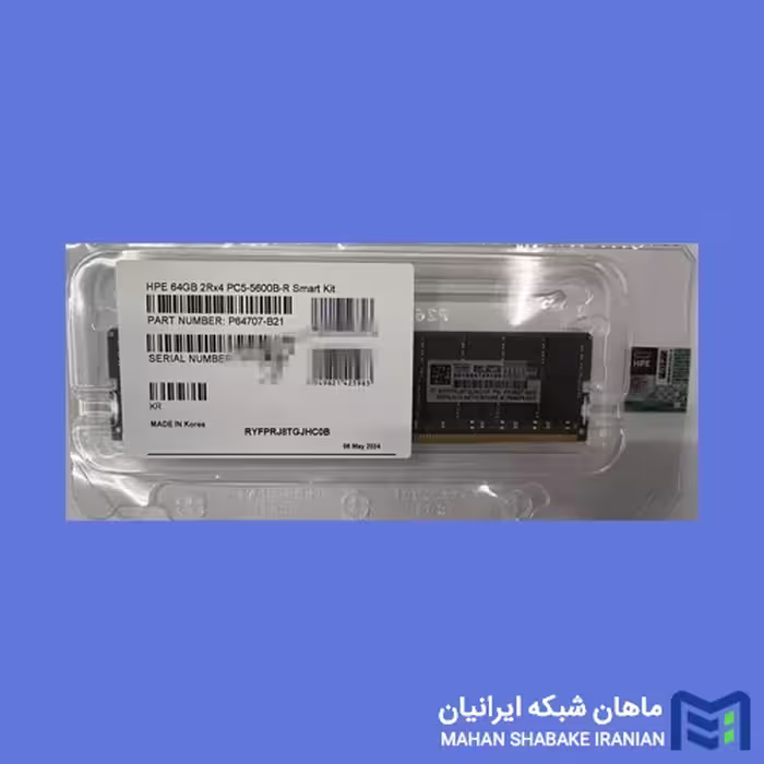 رم سرور HPE 64 گیگابایت DDR5-5600 Dual Rank x4