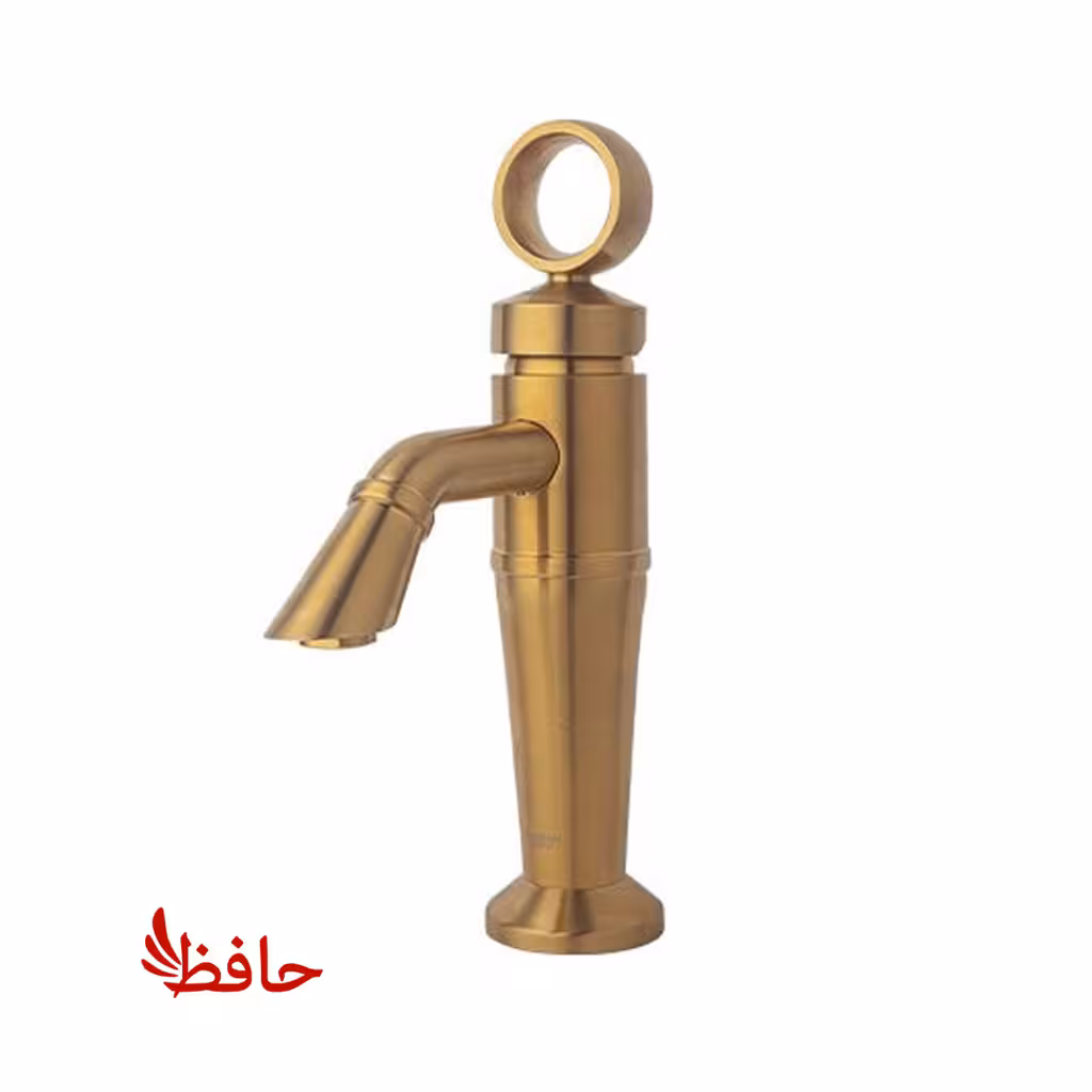 شیر روشویی راسان مدل آنیتا طلایی مات