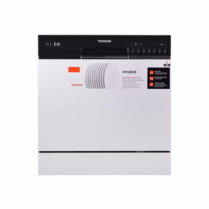 ماشین ظرفشویی توشیبا مدل 08T1CIS سفید رومیزی