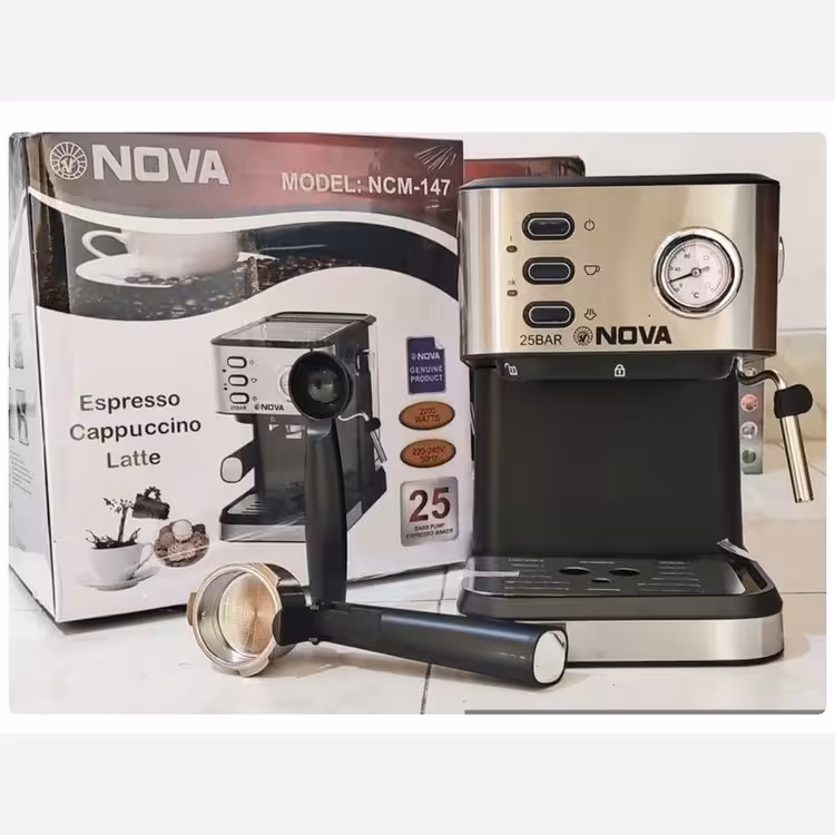اسپرسو ساز نوا مدل 25 بار2200 وات مدل NCM-147