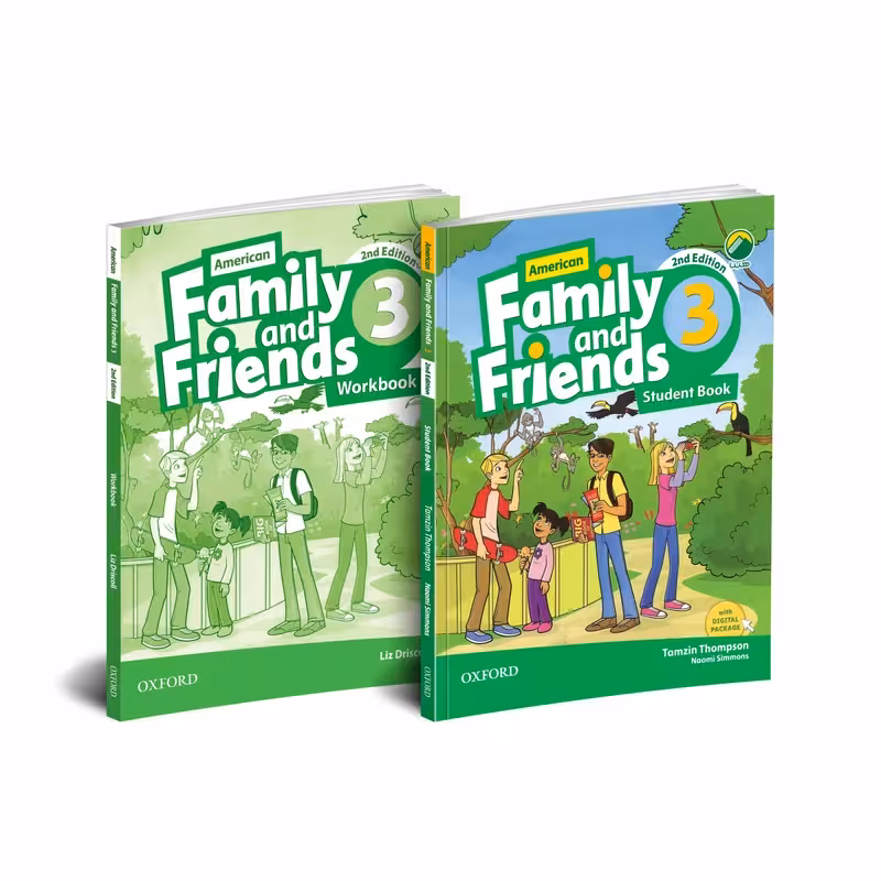 کتاب Family and Friends 3 اثر Naomi Simmons انتشارات هیتا 2 جلدی کد m8722