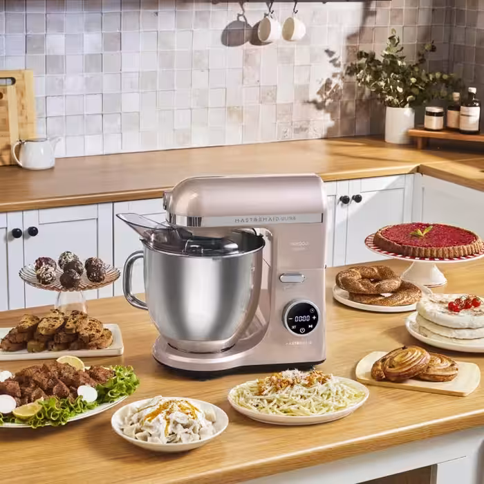 همزن کاسه دار کاراجا Mastermaid Chef Ultra صورتی 2000 وات