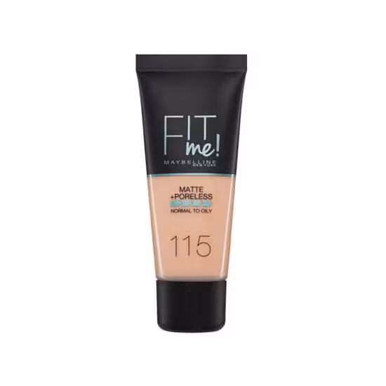 کرم پودر مات فیت می میبلین شماره Maybelline fit me foundation 115