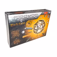 ساختنی مگنت مغناطیسی 80 قطعه مدل  Gold Black Play Magnet