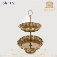 دو طبقه برنجی آنتیک کد 1472