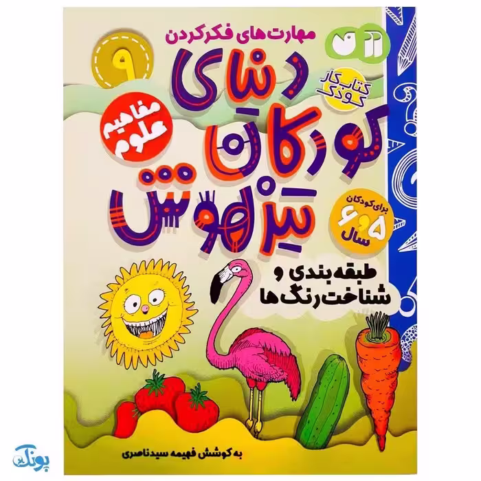 کتاب مفاهیم علوم / طبقه بندی و شناخت رنگ ها (مجموعه کتاب های کار دنیای کودکان تیزهوش 9)