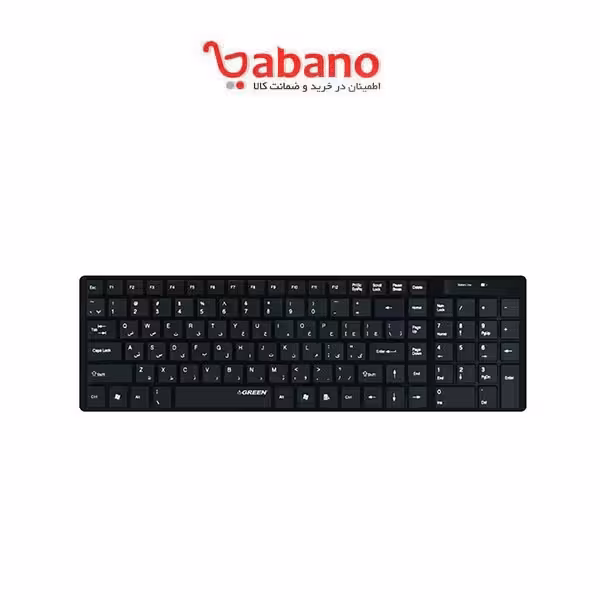 کیبورد بی سیم گرین مدل GK-101W با حروف فارسی