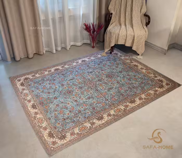 زیر سفره ای زمینه آبی 3 متری کد 1020