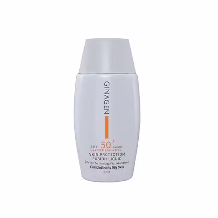 کرم ضد آفتاب بی رنگ ژیناژن SPF 50 برای پوست چرب و مختلط (50 میل)