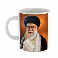 ماگ سرامیکی افرا توس با طرح رهبری کد 74