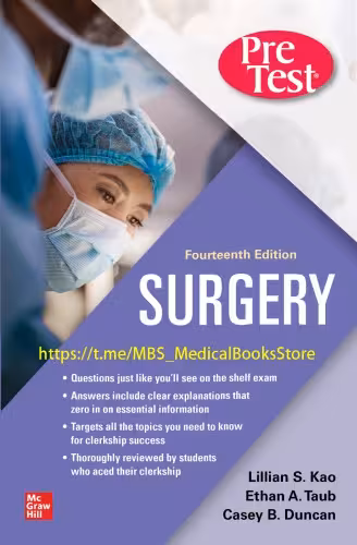 خرید و دانلود نسخه کامل کتاب Surgery PreTest Self-Assessment and Review, 14E
