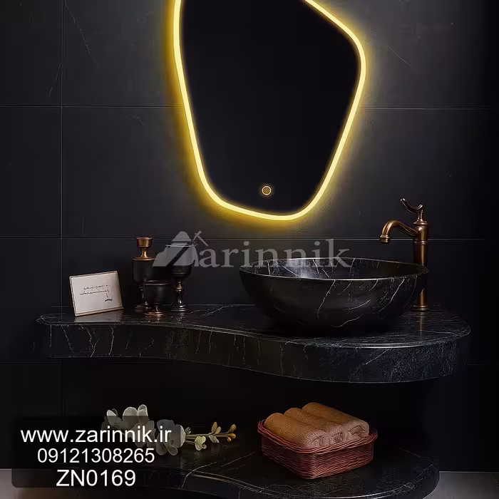 روشویی سنگی مدل پیانویی کد ZN0169