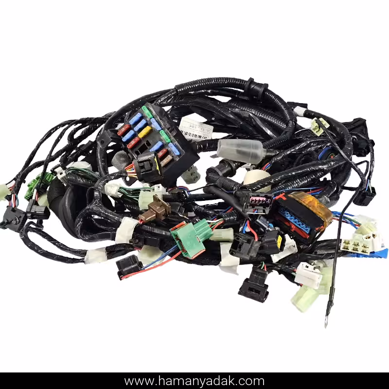 دسته سیم موتور ساژم پراید فن تک دور یگانه (کد M13NI67020) برند دناکو