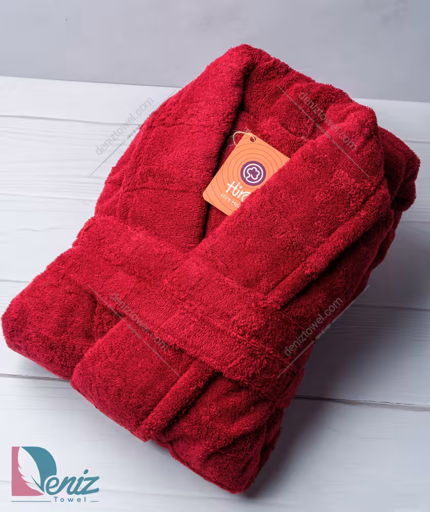 حوله تن پوش هیرو طرح سالوینو رنگ زرشکی