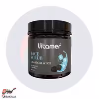 ماسک اسکراب نرم کننده صورت زغال یخی ویتامر 400 گرمی
