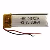 باتری هدست،هدفون،اسپیکر لیتیوم 350mAh 3.7 V مستطیل