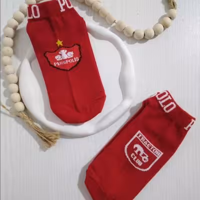 جوراب طرح پرسپولیس و تراکتور ️