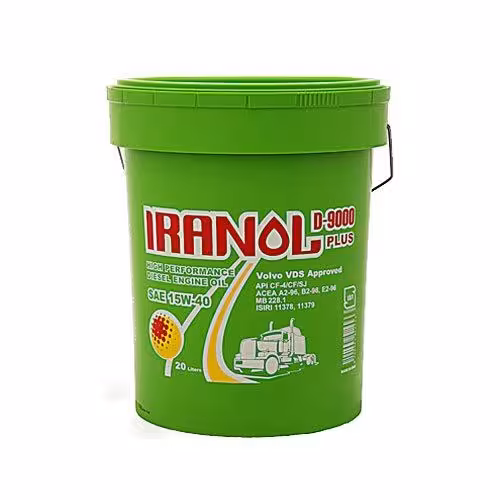 روغن موتور ایرانول مدل 9000 CF4 حجم 20 لیتر (15w-40)