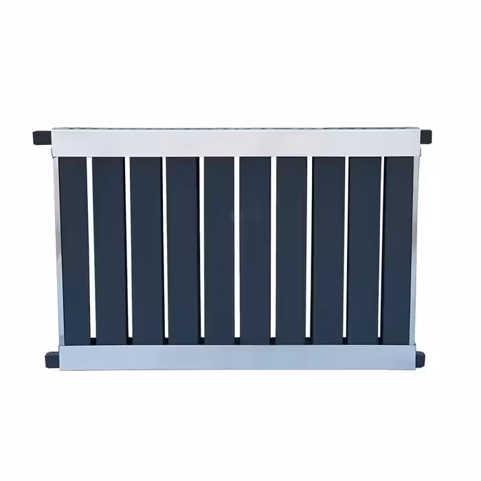 رادیاتور آلومینیومی هاتیپس مدل کلاسیک مشکی نقره ای 80cm