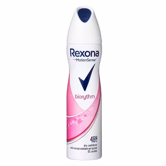 اسپری ضد تعریق زنانه  رکسونا بیوریتم Rexona biorythm 48h حجم 200 میل