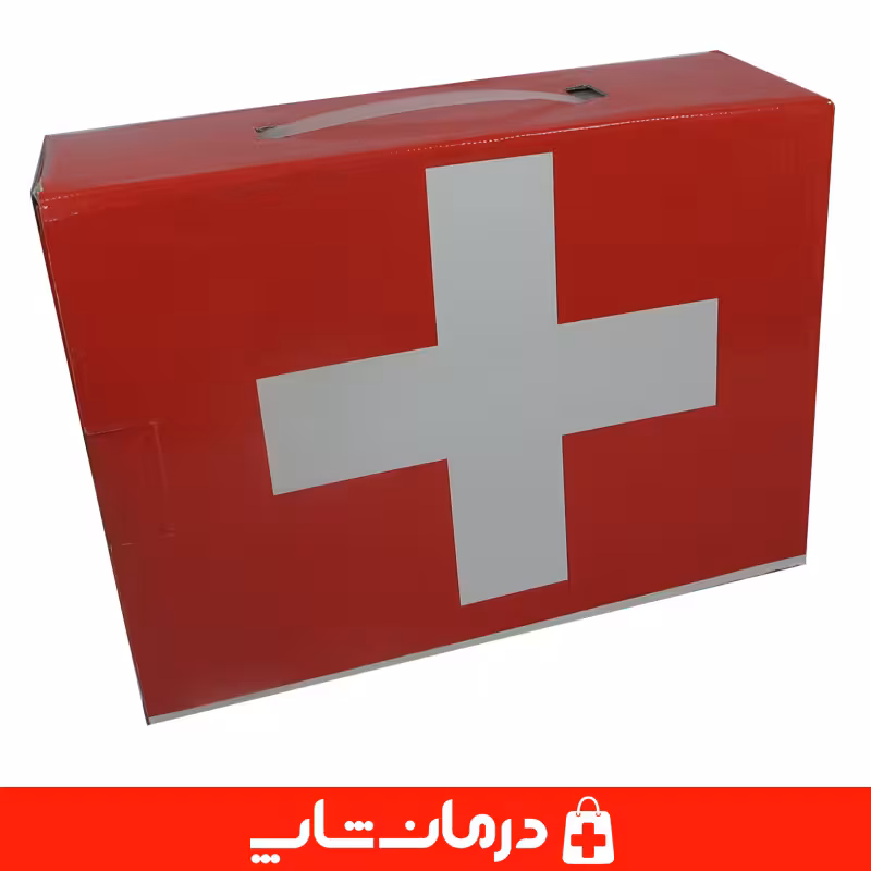 کیف کمکهای اولیه تجهیز شده برزنتی سایز بزرگ 26x19