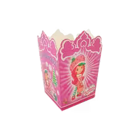 پاپ کورن تم تولد دختر توت فرنگی