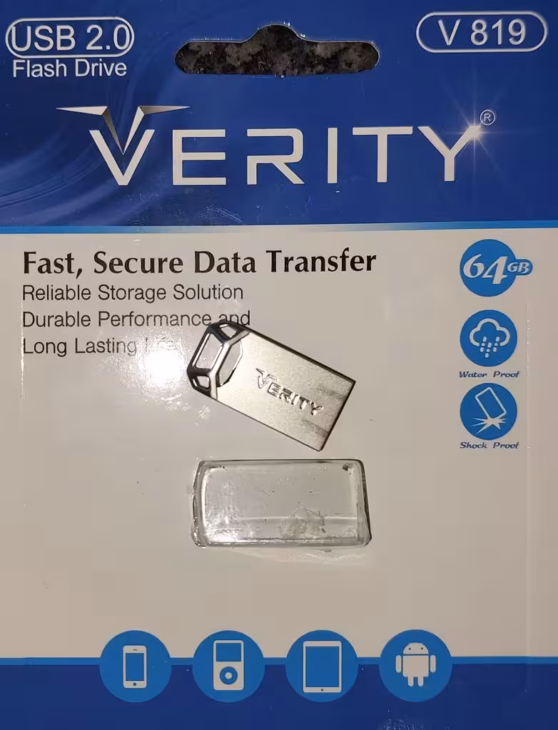 فلش مموری وریتی مدل V-819 ظرفیت 64 گیگابایت