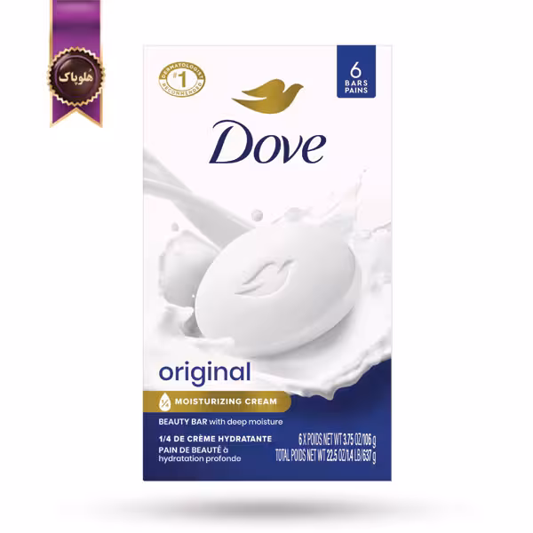 صابون داو dove مدل original پک 6تایی  (اورجینال)