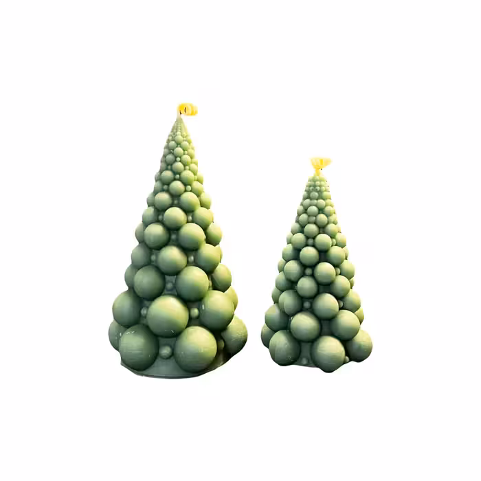 شمع کاج مدل تروپیکال بسته 2 عددی