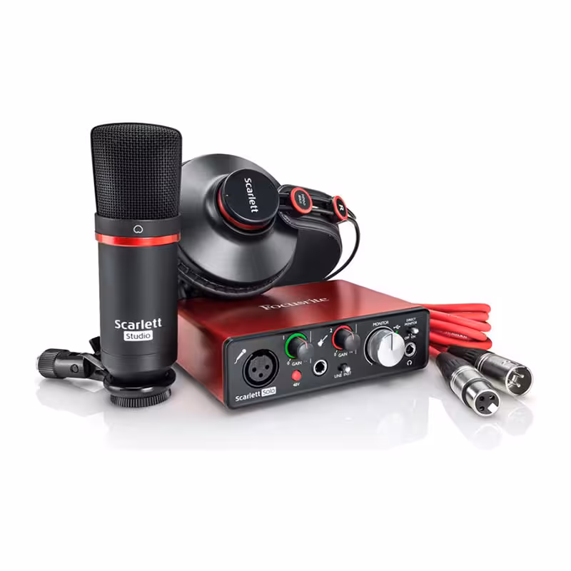 کارت صدا Focusrite Scarlett Solo Studio Pack G2