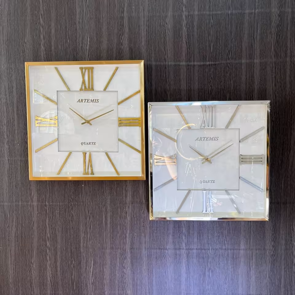 ساعت دیواری مربع آرتمیس کد 2026