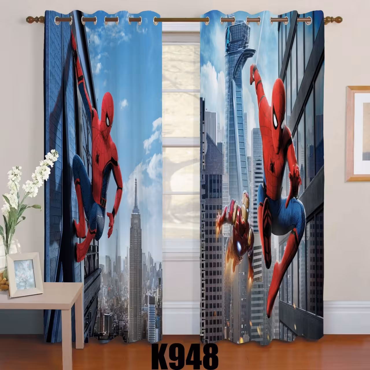 رو تختی یک نفره سه بعدی طرح مرد عنکبوتی 1