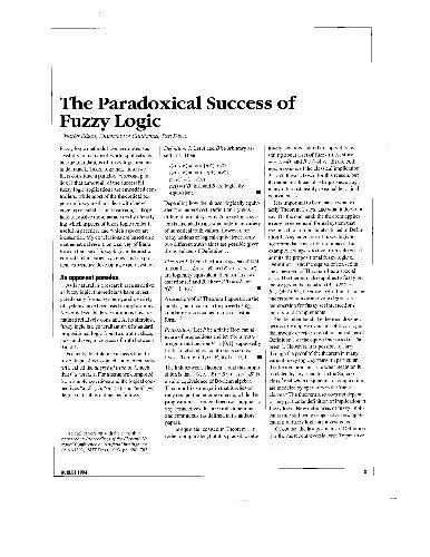 خرید و دانلود نسخه کامل کتاب The paradoxical success of fuzzy logic