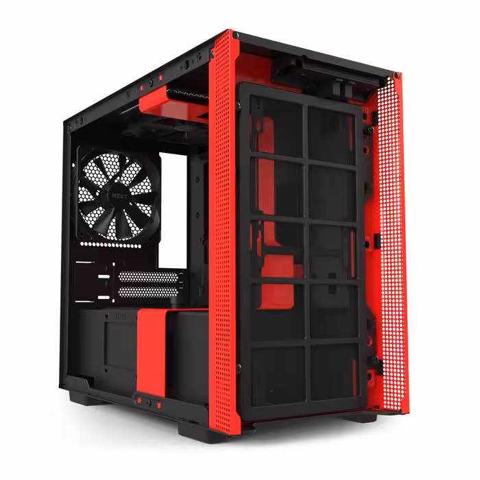 کیس ان زد ایکس تی NZXT H210 Matte Black/Red